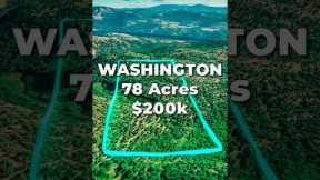 Off Grid Cabin on Lake • 78 Acres of Land for Sale in Washington • LANDIO