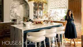 Tour a Luxury Townhouse, Designed With Colour, Curves and Rich Materials