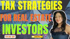 Tax strategies for Real Estate investors in 2026 | Don't miss out
