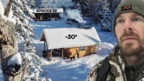 Rustic Outhouse with Hand-Peeled Logs |EP92| Log Cabin Build on Off-Grid Homestead