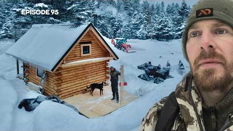 Bathroom Addition: Floor + Roof, Sawmilling |EP95| Log Cabin Build on Off-Grid Homestead