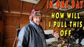 THIS WAS A MASSIVE UNDERTAKING tiny house, homesteading, off-grid, cabin build, DIY, HOW TO tractor