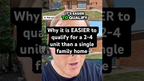 Why buying multi family 2-4 unit is EASIER than single family #duplex #firsttimehomebuyer #househack