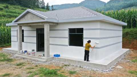 Building a House Alone in the Mountains and Forests – A Journey Full of Determination