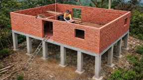 125 Days Alone Building a 46m² Dream House in the Forest | Off-Grid Life