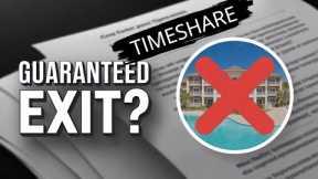 Timeshare Exit Strategy Thats Guaranteed to Work!  Learn the Ugly Secret of Cancellation Companies