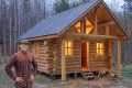 2 Years Building a Massive Log Cabin