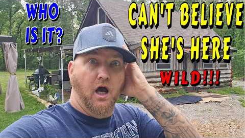 SHE SHOCKED EVERYONE!!! |tiny house, homesteading, off-grid, cabin build, DIY HOW TO tiny cabin