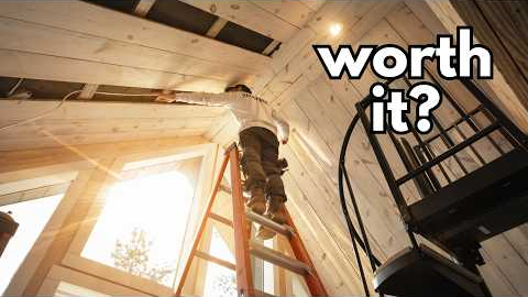 I Didn’t Think This Ceiling Would Work… - Offgrid Cabin Build