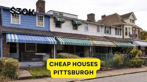 5 Cheap Houses in Pittsburgh Starting at $30K