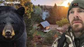 |TWO YEARS| Building a Log Cabin + Homestead in the Wild