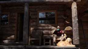 Off Grid Log Cabin Life: Roasting Beef Shank + Building My Maple Sugar Shack