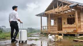 CEO leaves the city — I Built My Wooden House in 35 Days… Then Said Goodbye to This Land | P2