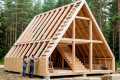 Couple Builds a Dream A-Frame Cabin