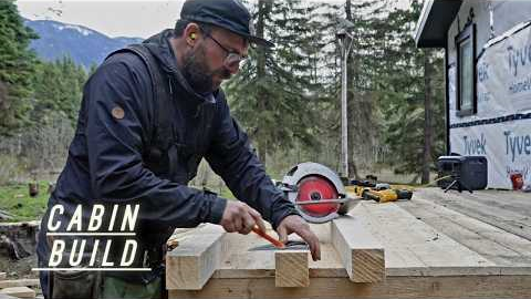 Remote Off Grid Cabin Build - Materials Made Here