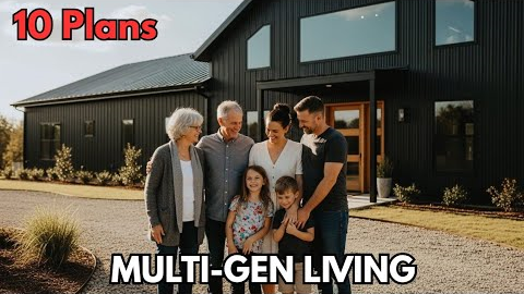 Top 10 Multi-Gen Barndominium Plans for 2026 (Space for the Whole Family)