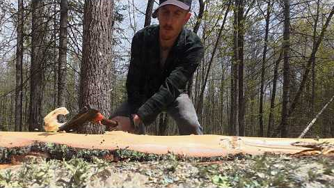 Log Cabin Build on Off-Grid Homestead | Save Money...Do It By Hand