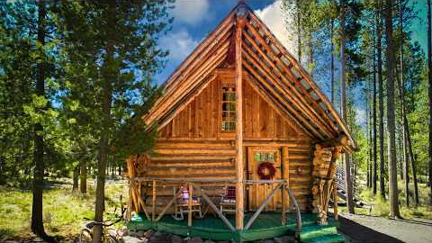 Historic Log Cabin Tour | How to Build a Tiny Home on an Extreme Budget