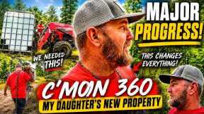 MAJOR Progress on C’MON 36 We DESPERATELY Needed This! Tiny house homesteading off-grid cabin build