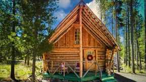 Historic Log Cabin Tour | How to Build a Tiny Home on an Extreme Budget