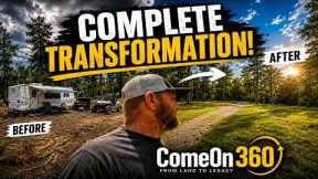 I Can’t Believe How FAST ComeOn360 Changed…tiny house, homesteading, off-grid cabin build DIY HOW TO