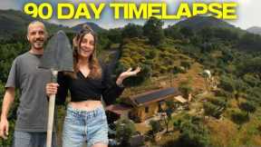 We Built ALL OF THIS In 90 Days | Abandoned Land Start To Finish Timelapse (Year 2 OFF-GRID)