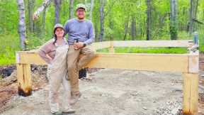 Building Our New Off-Grid Cabin | Foundation to Floor: Episode 1