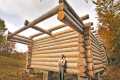 One Year of Log Cabin Building / One