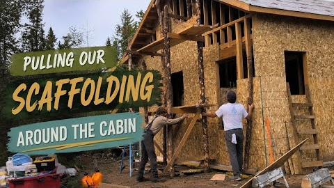 Building A Cabin In Remote Alaska for my Family: Sheathing the Exterior Walls