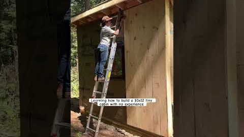 10x12 tiny cabin build #diy #cabinbuild #vermont