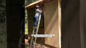 10x12 tiny cabin build #diy #cabinbuild #vermont