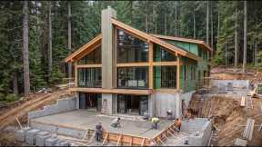 From Barren Land to a Stunning $1 Million Underground Timber Home | Built in 360 Days