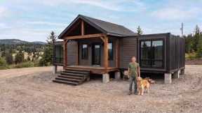 He Built an Off-Grid Cabin from 2 Shipping Containers... ALONE | Full Build | @GrumpyToadCreations