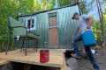 Log Cabin Build on Off-Grid Homestead 
