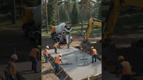 From Empty Land to DREAM CABIN 🏡🌲 | Incredible House Construction Timelapse