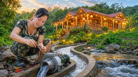 From Empty Land to a $50,000 Off-Grid Home—Built by a Female Veteran in 50 Days/ Part 2