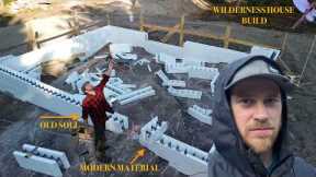 19. Just Build Your Own Off Grid House. ICF Foundation, Stair Build, Search for Moose in the Back 40