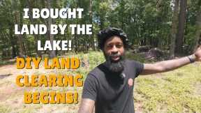 Clearing Land BY HAND | Building a Lake House