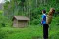 After his house and land were